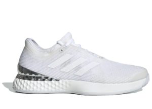 adidas  Ubersonic 3 Hard Court Cloud White Cloud White/Cloud White/Silver Metallic (EF2767)