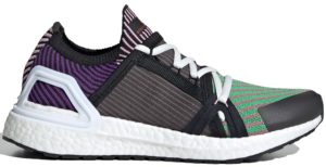 adidas Ultra Boost 20 Stella McCartney Semi Flash Green Sharp Purple (W) Core Black/Semi Flash Green/Sharp Purple (FU8975)