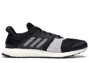 adidas  Ultra Boost ST Black White Carbon Core Black/Footwear White/Carbon (B37694)