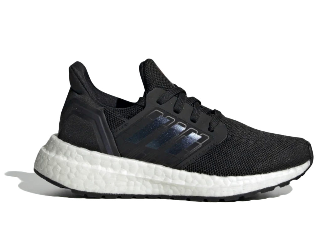 adidas Ultraboost 20 Core Black Blue Violet (PS) Core Black/Boost Blue Violet Metallic/Cloud White (EG4823)