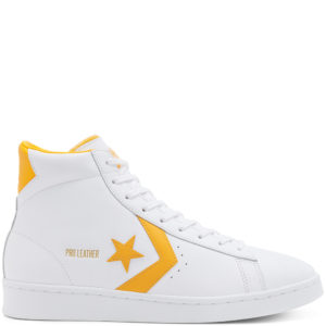 Converse  Pro Leather Hi White Amarillo White/Amarillo-White (166812C)