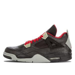 Jordan 4 Retro Black Laser Black/Varsity Red-Medium Grey Laser (312255-061)
