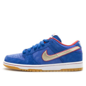 Nike Dunk SB Low Eric Koston Blue Ribbon/Metallic Vegas Gold-Varsity Red (313170-400)
