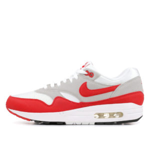 Nike Air Max 1 Sport Red (2009) White/Sport Red-Neutral Grey-Black (378830-161)