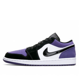 Jordan  1 Low Court Purple White/Black-Court Purple (553558-125)