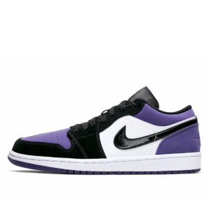 Jordan 1 Low Court Purple White/Black-Court Purple (553558-125)