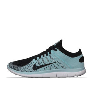 Nike  Free 4.0 Flyknit Black Glacier Ice (W) Black/Black-Glacier Ice (631050-004)