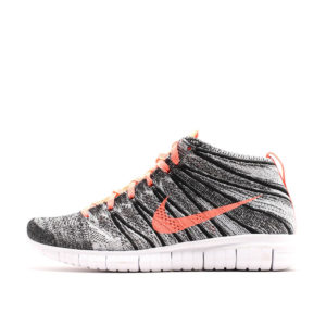 Nike  Free Flyknit Chukka Black Mango (W) Black/Bright Mango-White-Fuchsia Force (639699-002)