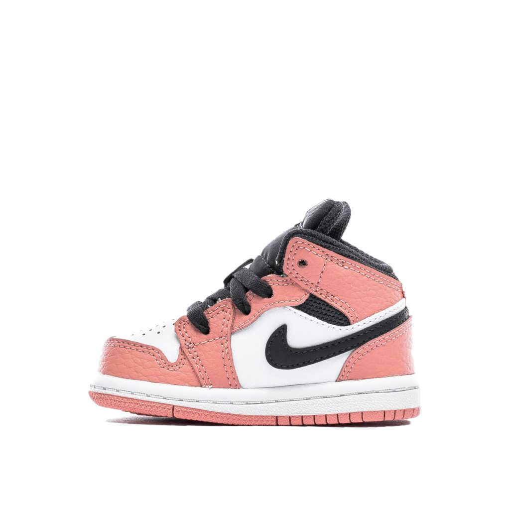 Jordan 1 Mid Pink Quartz (TD) Pink Quartz/White-Dark Smoke Grey (644507-603)