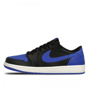 Jordan 1 Retro Low Royal (2015) Black/Varsity Royal-Sail (705329-004)