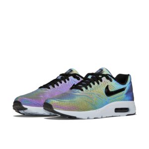 Nike  Air Max 1 Ultra Moire Iridescent Deep Pewter/Black-Porpoise (777428-200)