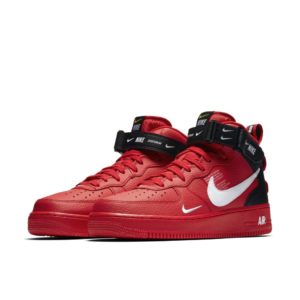 Nike Air Force 1 Mid Utility University Red University Red/White-Black-Tour Yellow (804609-605)