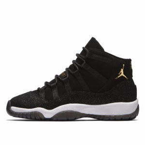 Air Jordan XI 11 AJ WMNS Retro Premium Heiress HC Black/Gold (W) (852625-030)