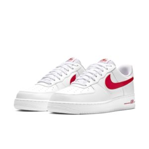 Nike  Air Force 1 07 White Red (2019) (AO2423-102)