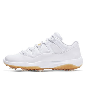 Air Jordan Nike AJ XI 11 Golf White Metallic Gold (2019) (AQ0963-102)