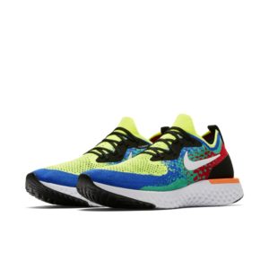 Nike  Epic React Flyknit Belgium Volt/White-Racer Blue-Clear Emerald (AT0054-700)