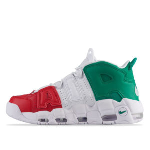 Nike  Air More Uptempo 96 Italy University Red/White-Lucid Green (AV3811-600)