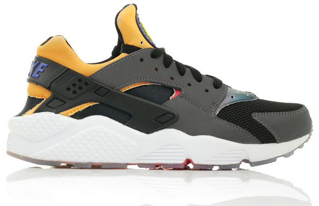 Nike Air Huarache SD Run Rainbow Black/Puresn Volt-True Yellow-Pink Pow (724764-005)