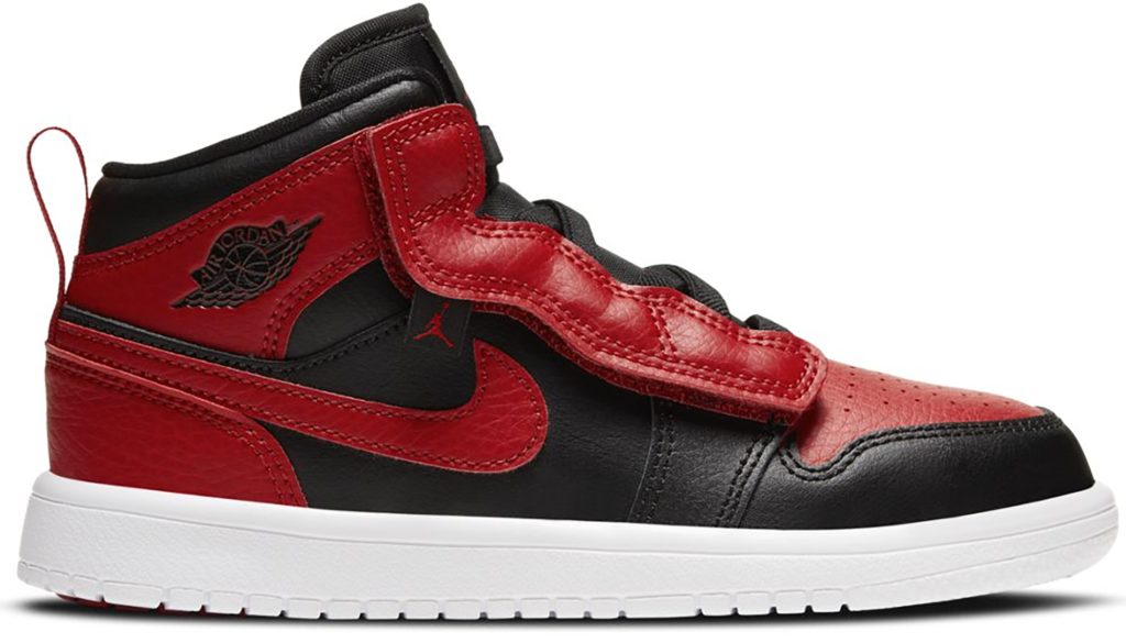 Jordan 1 Mid Alt Banned 2020 (PS) Black/University Red-Black-White (AR6351-074)