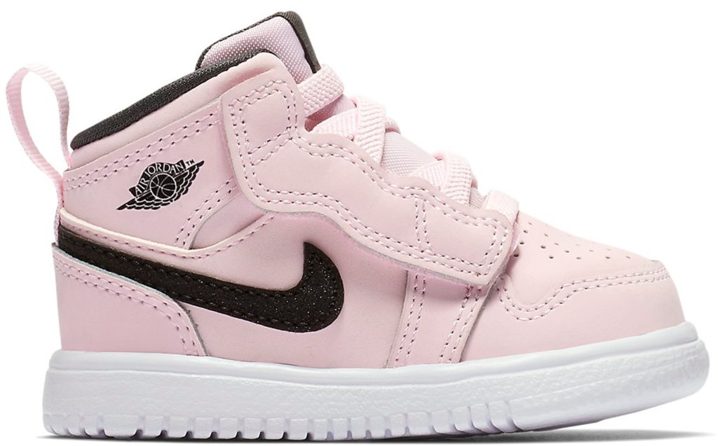 Jordan 1 Mid Alt Pink Black (TD) Pink/Black-White (AT4613-601)