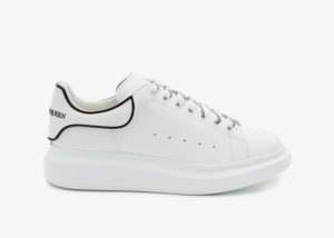 Alexander McQueen  Oversized White Black Trim White/Black (625156WHXMT9074)