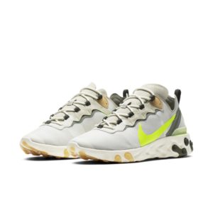 Nike  React Element 55 Spruce Volt Spruce Aura/Spruce Fog-Barely Volt-Volt (BQ6166-009)