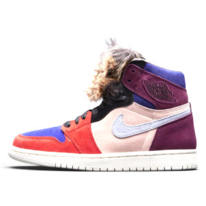 Jordan  1 Retro High Aleali May Court Lux (W) Bordeaux/Light Armory Blue-Sunset Tint (BV2613-600)