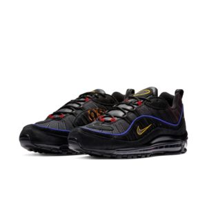 Nike Air Max 98 Black Amarillo University Red (2019) (CD1537-001)