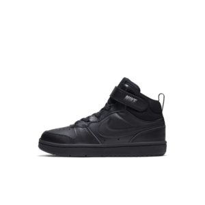 Nike Court Borough Mid 2 Younger Kids’ Black (CD7783-001)
