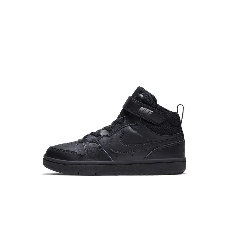 Nike Court Borough Mid 2 Younger Kids’ Black (CD7783-001)