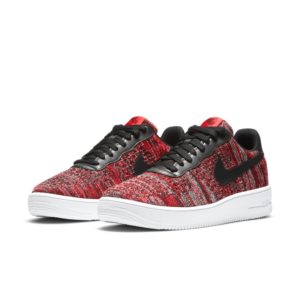 Nike Air Force 1 Flyknit 2.0 University Red Black University Red/Wolf Grey-White-Black (CI0051-600)