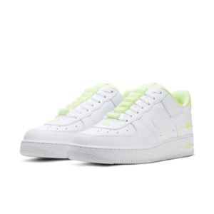 Nike  Air Force 1 Low Double Air Low White Barely Volt White/White-Barely Volt (CJ1379-101)