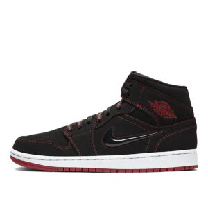 Jordan 1 Mid Fearless Come Fly With Me Black/Gym Red-White (CK5665-062)