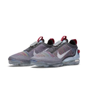 Nike Air VaporMax 2020 Flyknit Smoke Grey Multi-Color Smoke Grey/Bright Crimson-University Red-White (CZ9313-001)
