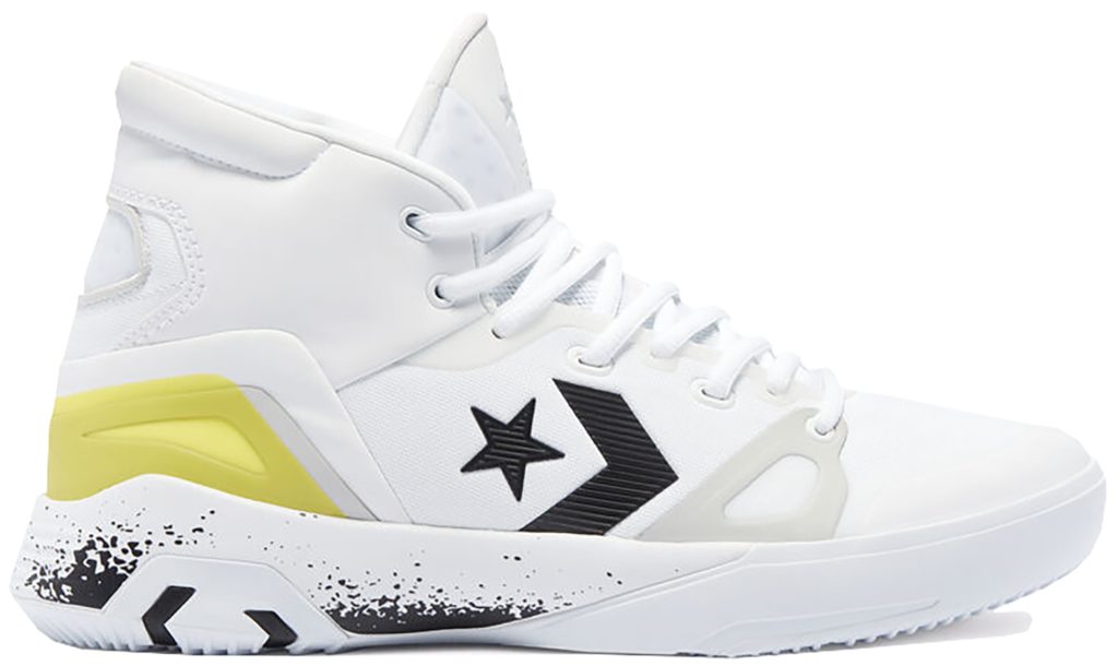 Converse G4 Hi Hi-Vis White White/Black-Lemon Venom (169512C)