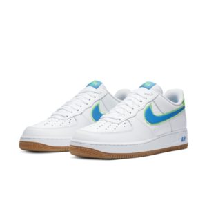 Nike Air Force 1 Low White Poison Green Photo Blue Gum White/Poison Green-Gum Light Brown-Light Photo Blue (DA4660-100)
