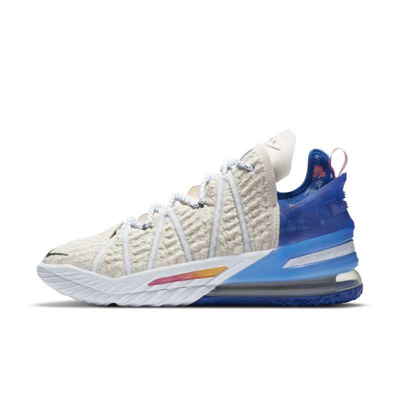 LeBron 18′ Los Angeles By Day’ Basketball Cream (DB8148-200)
