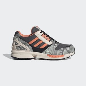 Adidas ZX 8000 ‘Lethal Nights Pack’ Snake Skin Orange (2020) (FW9783)