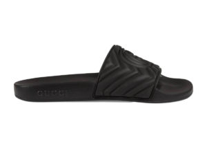 Gucci  Slide Matelasse Black (W) Black (_602067 JD600 1000)
