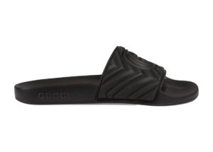 Gucci Slide Matelasse Black (W) Black (_602067 JD600 1000)