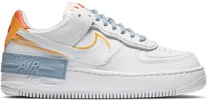 Nike Air Force 1 Shadow Kindness Day 2020 (W) White/Light Armory Blue Heather-Laser Orange-Summit White (DC2199-100)