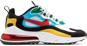 Nike Air Max 270 React Multi-Color White/University Red-White (DA2610-161)