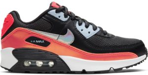 Nike Air Max 90 FP Off Noir Laser Crimson (GS) Off Noir/Laser Crimson-Hydrogen Blue-White (CT1966-001)
