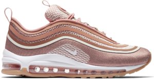 Nike  Air Max 97 Ultra 17 Metallic Rose Gold (W) Metallic Rose Gold/Gum Light Brown (917704-600)