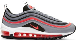 Nike  Air Max 97 Wolf Grey Radiant Red (GS) Wolf Grey/Radiant Red-Black-White (921522-025)