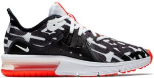 Nike  Air Max Sequent 3 Just Do It White Black Crimson (GS) White/Black-Bright Crimson (AQ9955-100)