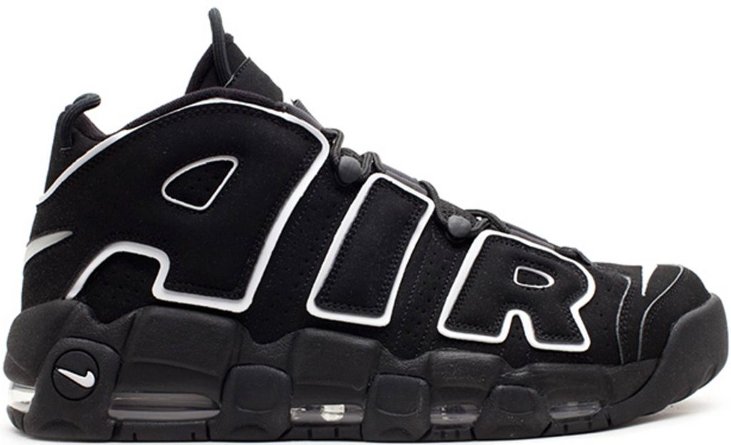 Nike Air More Uptempo Black White (2010) Black/Black-White (414962-001)