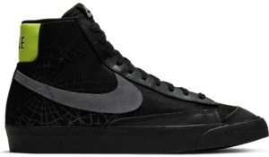 Nike Blazer Mid 77 Spider Web Halloween (2020) Black/Smoke Grey-Limelight (DC1929-001)