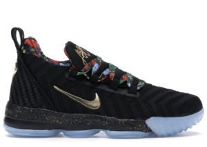 Nike  LeBron 16 Watch the Throne (PS) Black/Metallic Gold-Rose Frost (CJ6707-001)
