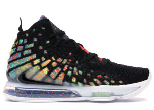 Nike  LeBron 17 James Gang Black/Black-Multi-Color (BQ3177-005/BQ3178-005)